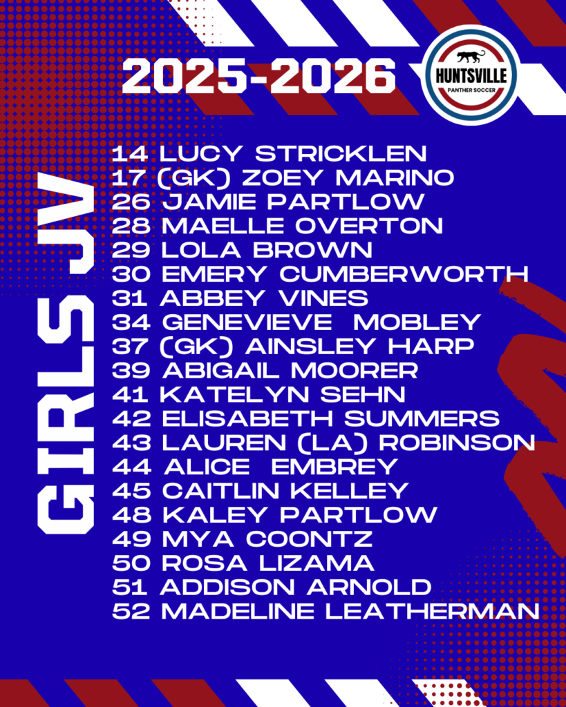 GIRLS JV VARISTY Roster